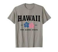 Hawaii Aloha State Hibiscus Surf Surf Maui Kauai Hawaï T-Shirt
