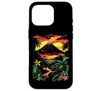 Hawaii Carte Postale Volcans Lava Flows Volcano Coque pour iPhone 16 Pro