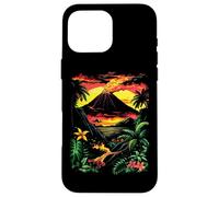 Hawaii Carte Postale Volcans Lava Flows Volcano Coque pour iPhone 16 Pro Max