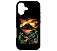 Hawaii Carte Postale Volcans Lava Flows Volcano Coque pour iPhone 17