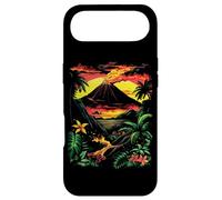 Hawaii Carte Postale Volcans Lava Flows Volcano Coque pour iPhone Air