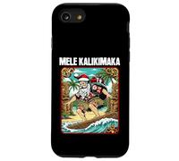 Hawaii Christmas Surf Santa Mele Kalikimaka Tiki Hawaii Coque pour iPhone SE (2020) / 7/8
