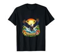 Hawaii Eagle Tropical Sunset Island Pride T-Shirt
