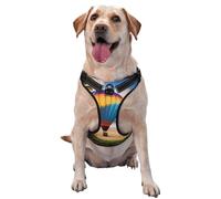 Hawaii Hot Air Balloon Gilet de traction pour animal de compagnie Imprimé Taille M Idéal pour promener le chien, randonnée, voyage quotidien