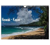 Hawaii - Kauai (Wandkalender 2026 DIN A4 quer), CALVENDO Monatskalender: Die Garten-Insel - Grünes Kleinod im Pazifik