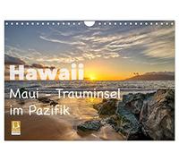 Hawaii - Maui Trauminsel im Pazifik (Wandkalender 2026 DIN A4 quer), CALVENDO Monatskalender: Maui gilt als die schönste Insel Hawaii´s. Lassen Sie ... Bildern durch das kommende Jahr begleiten.
