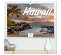 Hawaii - Sommer, Sonne, Urlaub (hochwertiger Premium Wandkalender 2026 DIN A2 quer), Kunstdruck in Hochglanz: Hier kommt Urlaubsfeeling auf, einzigartig und sommerlich.