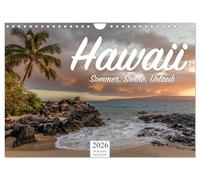 Hawaii - Sommer, Sonne, Urlaub (Wandkalender 2026 DIN A4 quer), CALVENDO Monatskalender: Hier kommt Urlaubsfeeling auf, einzigartig und sommerlich.