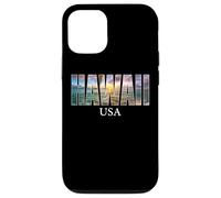 Hawaii State USA Hawaii Vacances île Hawaii Palm Beach Coque pour iPhone 12/12 Pro