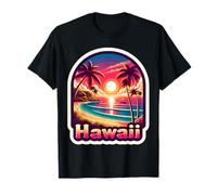 Hawaii Sunset Beach Holiday Island Summer Vacances Souvenir T-Shirt