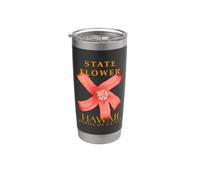 Hawaii Territoire Fleur L'Hibiscus Clayi Gobelet isotherme en acier inoxydable double paroi