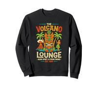 Hawaii Tiki Bar Hula Girls Hawaii Volcan Retro Vibe Sweatshirt