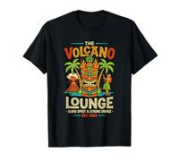 Hawaii Tiki Bar Hula Girls Hawaii Volcan Retro Vibe T-Shirt