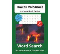 Hawai'i Volcanoes National Park Word Search Puzzle Book: Word Searches with Easy to Read Print about Hawai'i Volcanoes National Park. | 6X9 inches, ... for Vacations, Holidays and Free Times