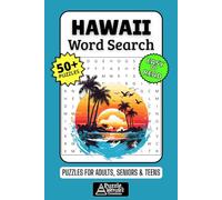Hawaii Word Search Puzzle Book: 50+ Fun & Easy-to-Read Hawaiian Puzzles Exploring Islands, Beaches, Aloha Spirit & Tropical Life, Gift for Travelers & Hawaii Lovers, Adults, Seniors & Teens