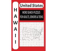 Hawaii Word Search Puzzle Book: Fun Word Search Book For Adults, Senior, And Teens Promoting Healthy Brain Activity And Memory And More | 6x9 inches