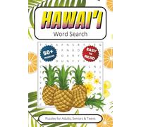 Hawai'i Word Search Puzzle Book: Word Searches With Easy to Read Print about The Aloha State | 6x9 inches 110 pages | 50+ Puzzles… Gift for Vacations, Holidays, Travel Games
