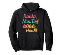 Hawaiian Christmas Humour Santa Mai Tai Fun Aloha Vibes de Sweat à Capuche