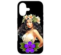Hawaiian Hula Girl Pretty Lei Pin- Up Girl Coque pour iPhone 17