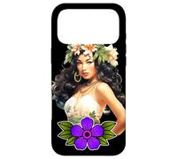Hawaiian Hula Girl Pretty Lei Pin- Up Girl Coque pour iPhone 17 Pro Max