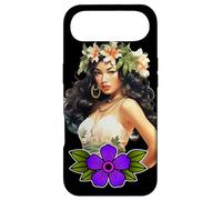 Hawaiian Hula Girl Pretty Lei Pin- Up Girl Coque pour iPhone Air