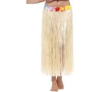 Hawaiian Hula Skirt with Flowers, with Velcro