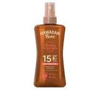 Hawaiian Tropic Glowing Protection Huile Sèche en Gel SPF15 200 ml - Spray 200 ml