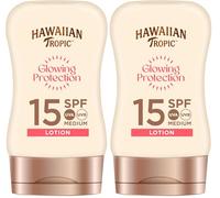 Hawaiian Tropic - Glowing protection - Mini Lotion solaire SPF 15 (100 ml) (Lot de 2)
