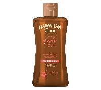 Hawaiian Tropic | Huile de bronzage Glowing, 200 ml, Parfum tropical avec vitamine E, Vegan