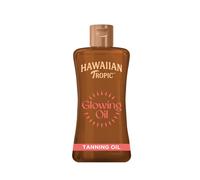 Hawaiian Tropic | Huile de bronzage Glowing, 200 ml, Parfum tropical avec vitamine E, Vegan