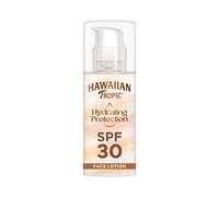 Hawaiian Tropic Écran solaire visage Hydrating Protection SPF 30 UVA+UVB Hydratation 12h – 50 ml