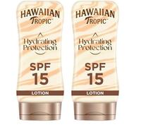 HAWAIIAN Tropic - Hydrating protection - Lotion solaire SPF 15 (180ml) (Lot de 2)