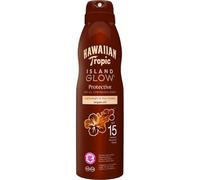 Hawaiian Tropic Island Glow Huile Sèche Protective SPF 15 Medium à l'huile d'argan 177 ml
