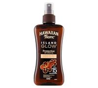 HAWAIIAN Tropic Island Glow Huile Sèche Protectrice en Spray SPF15 200 ml