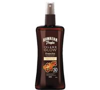 HAWAIIAN Tropic Island Glow Huile Sèche Protectrice SPF 30, 1 flacon de 200 ml