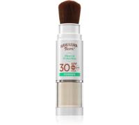 Hawaiian Tropic Mineral Brush SPF30 - Poudre de protection solaire SPF30 pour le visage avec filtres minéraux et pinceau applicateur pratique