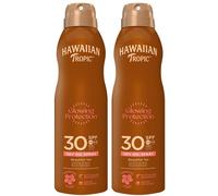HAWAIIAN Tropic Protective Spray huile sèche Noix de coco Crème Protection Solaire 2x180 ml