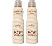 HAWAIIAN TROPIC VAPORIZADOR, Silk Hydration AIR Soft SPF50 + Spray 177ML Vaporisateur Mixte, Crema, Seulement (Lot de 2)