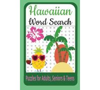 Hawaiian Word Search Puzzle Book: Word Searches with Easy to Read Print about Hawaii, Hawaiian Culture, The Aloha State and more | 6x9 inches, 110 ... Gift for Vacations, Holidays and Free Times.