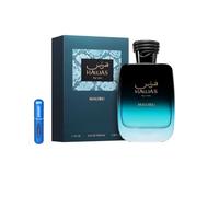 Hawas Malibu Eau de parfum arabe unisexe longue durée avec atomiseur rechargeable, parfum oriental et fruité avec notes d'ananas, d'ambre, de musc et de patchouli (Malibu) 100 ml
