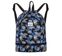 HAWEE Étanche Sac à Dos à Cordon Grand Sacs de Sport à Cordon de Serrage Sac à Dos Unisexe pour Femme Hommes Voyage Vie Quotidienne Plein Air Yoga Natation Plage, L, Ananas #7