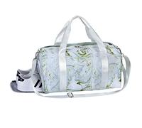 HAWEE Homme Femme Grand Sac de Voyage avec Compartiment à Chaussures Étanche Week-End Sac de Sport Pliable Sac Polochon pour Gym Fitness Yoga Randonnée Camping