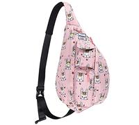 HAWEE Sport Sac de Poitrine Voyage Sling Sac à Bandoulière Crossbody Sac à Dos de Multifonction Casual for Hommes Femmes Adolescentes Travail Etude Escalade Randonnée Courir, Lapin, L