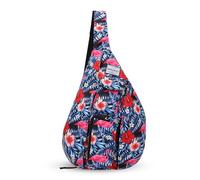 HAWEE Sport Sac de Poitrine Voyage Sling Sac à Bandoulière Crossbody Sac à Dos de Multifonction Casual for Hommes Femmes Adolescentes Travail Etude Escalade Randonnée Courir, Licorne Blanche Rose, L