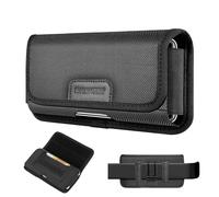 HAWEEL 6.1-6.8 Pouces Nylon Clint Téléphone Clip de Ceinture Horizontal Etui de Transport Sac avec Fente pour Cartes XXL Taille