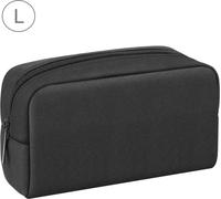 HAWEEL Electronics Organisateur Sac de rangement pour chargeur, banque de puissance, câble, souris, écouteurs, taille : L(Black)