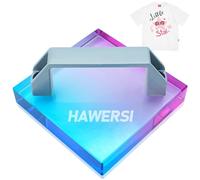 HAWERSI Bloc de refroidissement HTV avec poignée, accessoire de presse à chaud pour papier de sublimation Cricut, vinyle de transfert thermique, film DTF, vinyle thermocollant, papier transfert