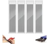 Hawfund Recharges de Crayons de Charpentier, 24pcs 2.8mm Mines de Crayon Noir, Recharges de Crayon Solides pour Dessin D'architecte, Idéal pour le Bois, le Métal et l'Artisanat