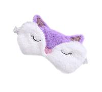 HAWILLOSCH 1 Pièce Masque de Peluche pour Yeux Masque Occultant Design Renard pour Voyager Détendre Matériau Durable