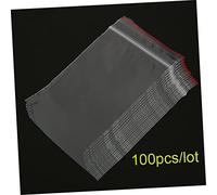 HAWILLOSCH 100 pièces Sachets Zip Transparent Lot de Refermables Hermétiques pour Biscuits Bijoux Organisateur